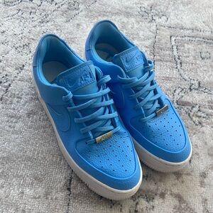 Blue Platform Air Force 1s